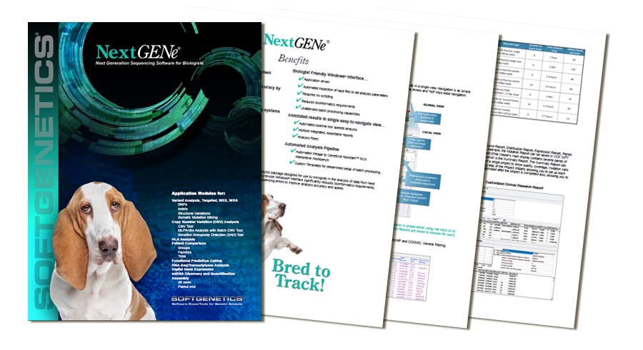 SoftGenetics NextGENe brochure download